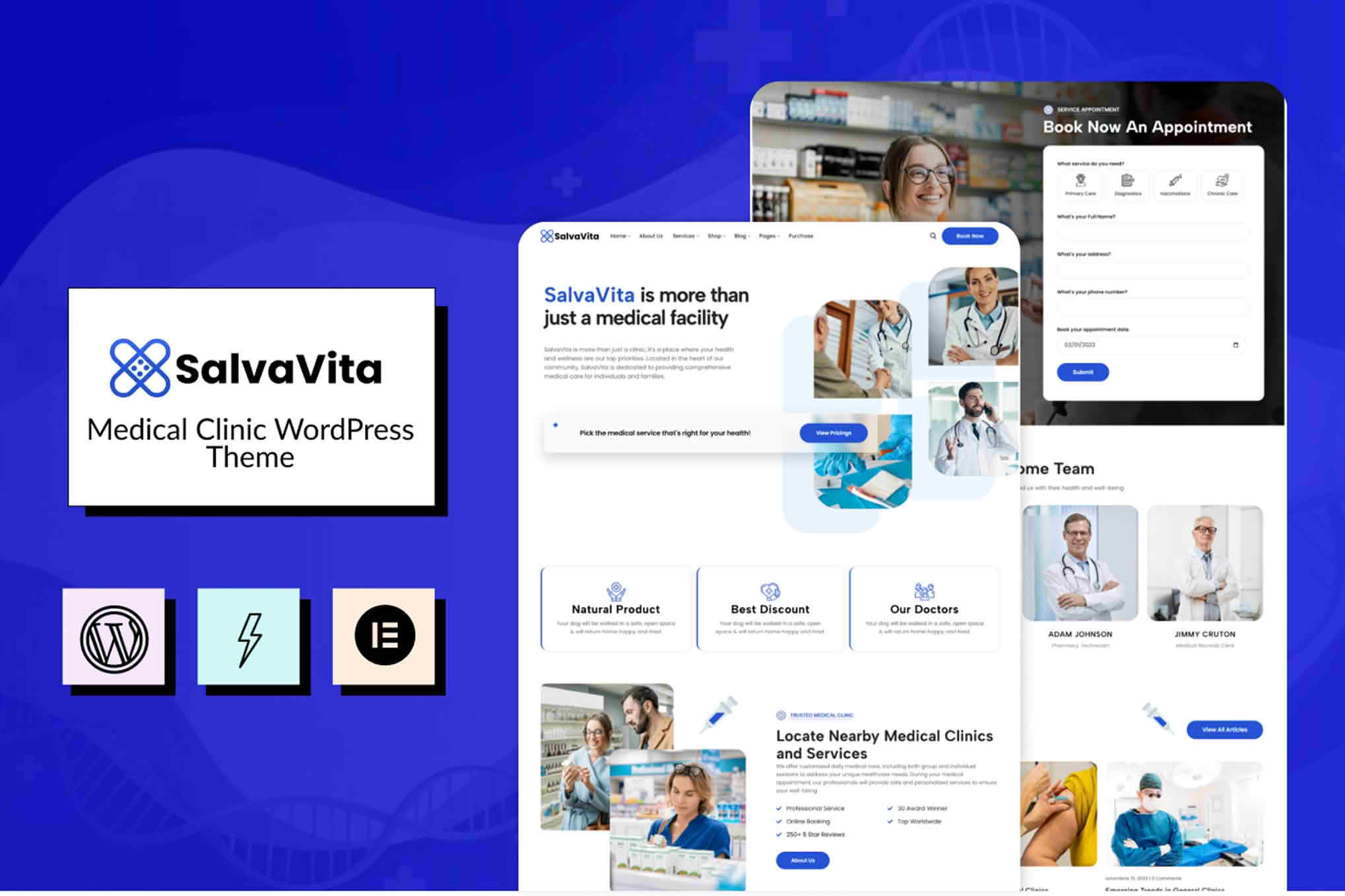 SalvaVita - Medical Clinic WordPress Theme