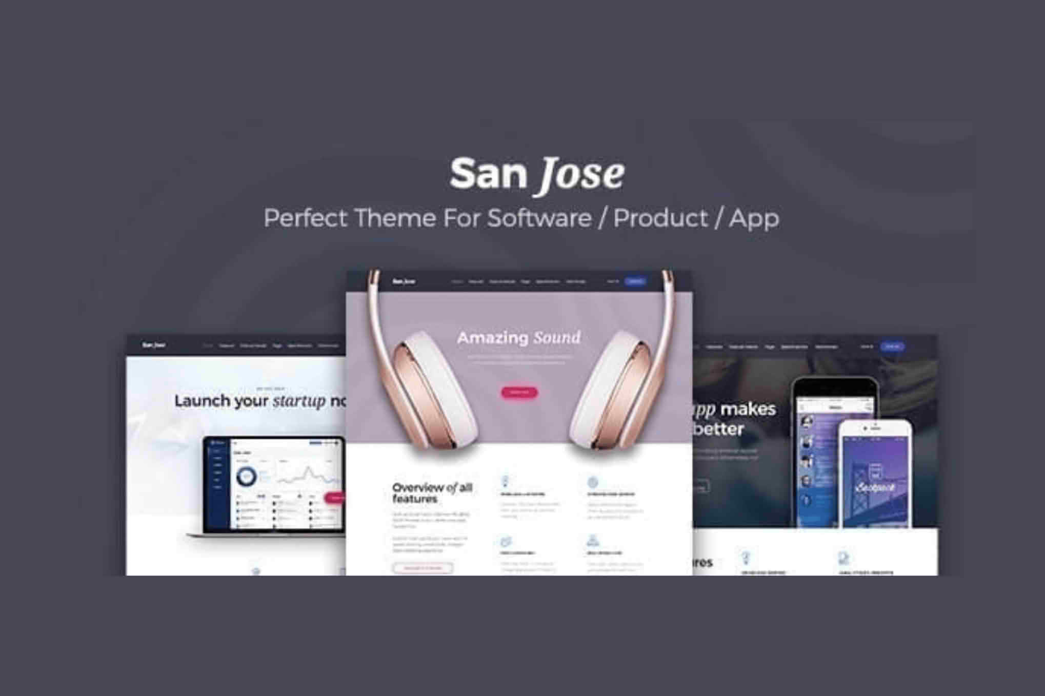 Download SanJose - Landing Page GPL WordPress Plugin