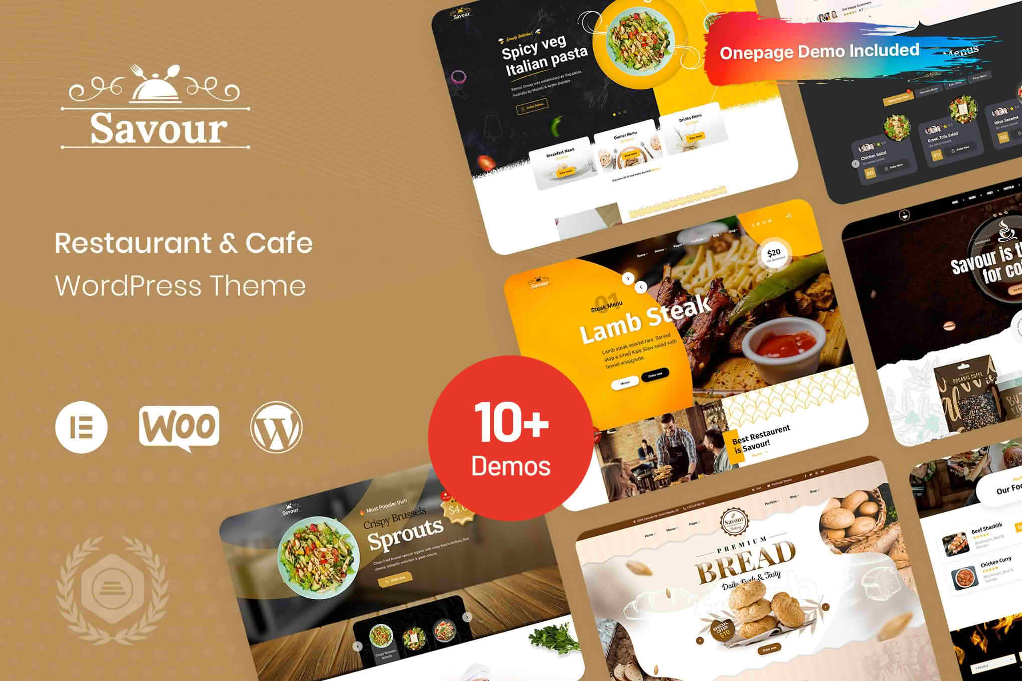 Download Savour - Restaurant WordPress Theme GPL WordPress Plugin