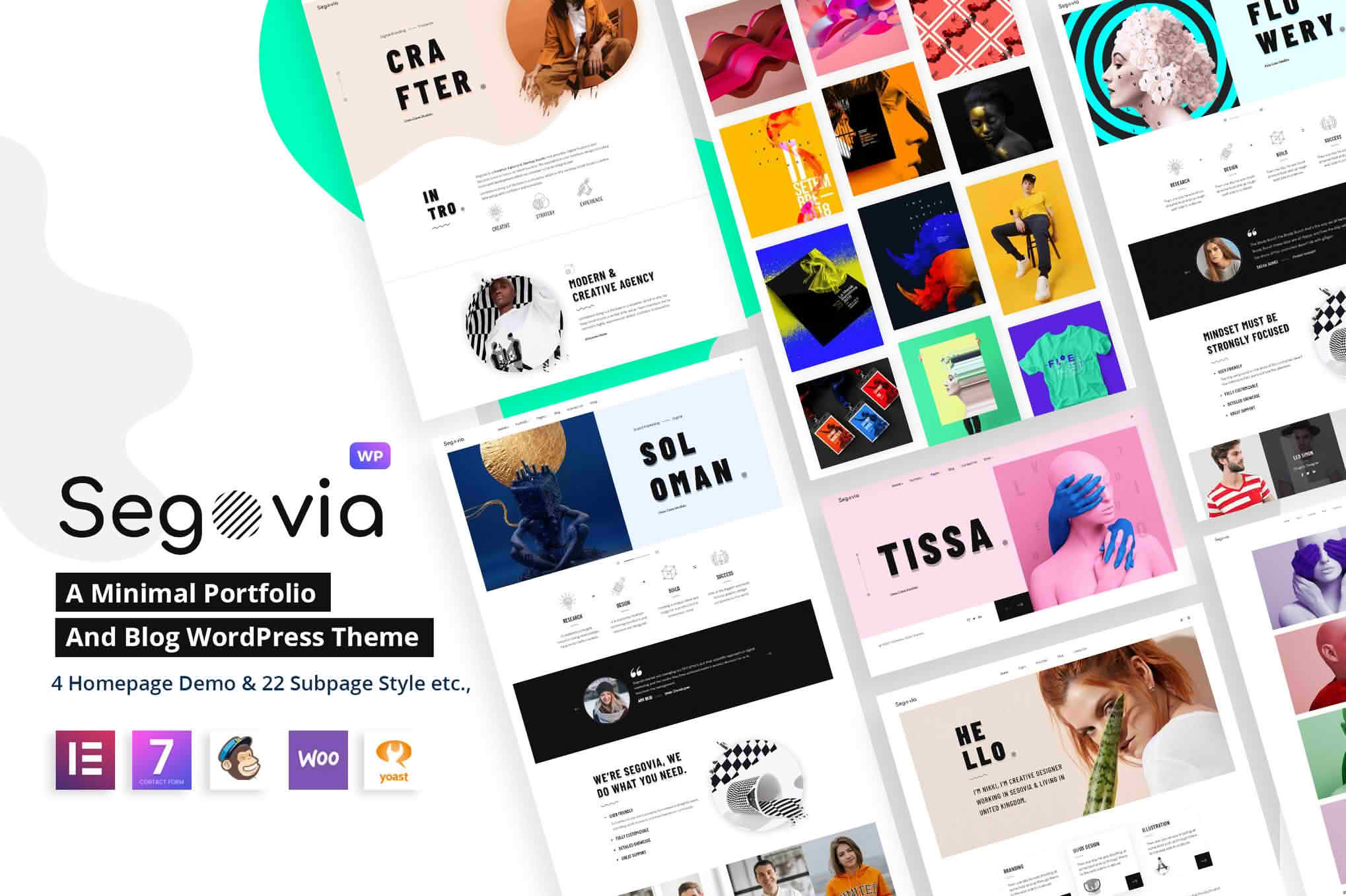 Download Segovia - A Minimal Portfolio And Blog WordPress Theme GPL WordPress Plugin
