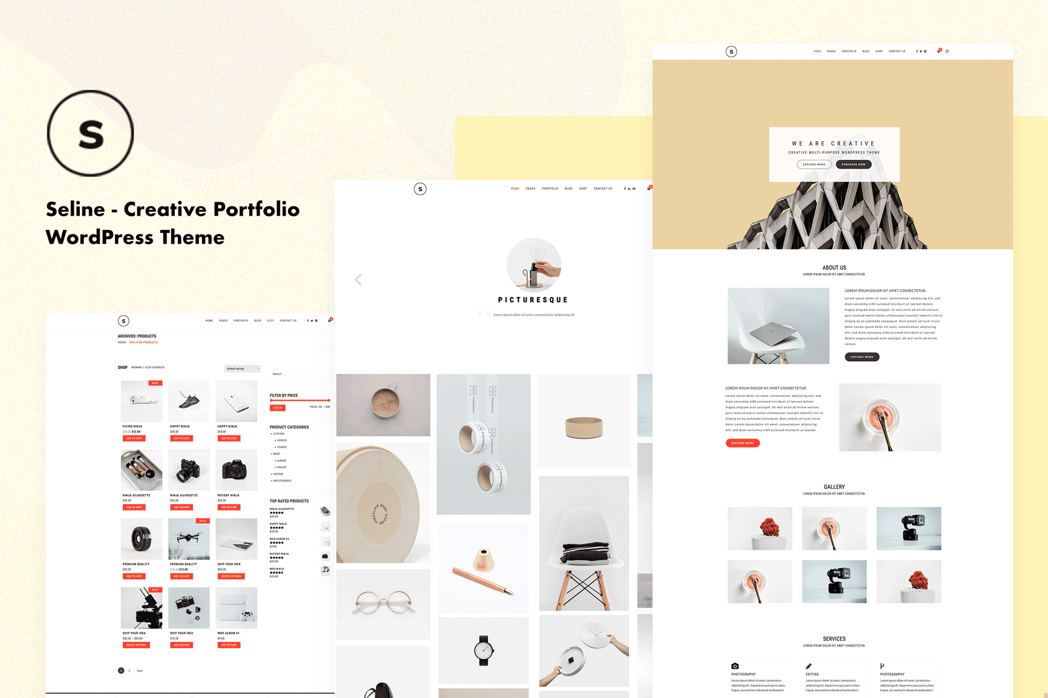 Download Seline - Creative Photography & Portfolio WordPress Theme GPL WordPress Plugin