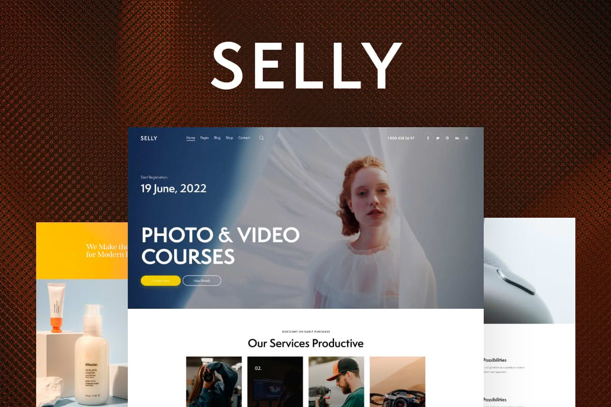 Download Selly - Landing Page Marketing & Store WordPress Theme GPL WordPress Plugin