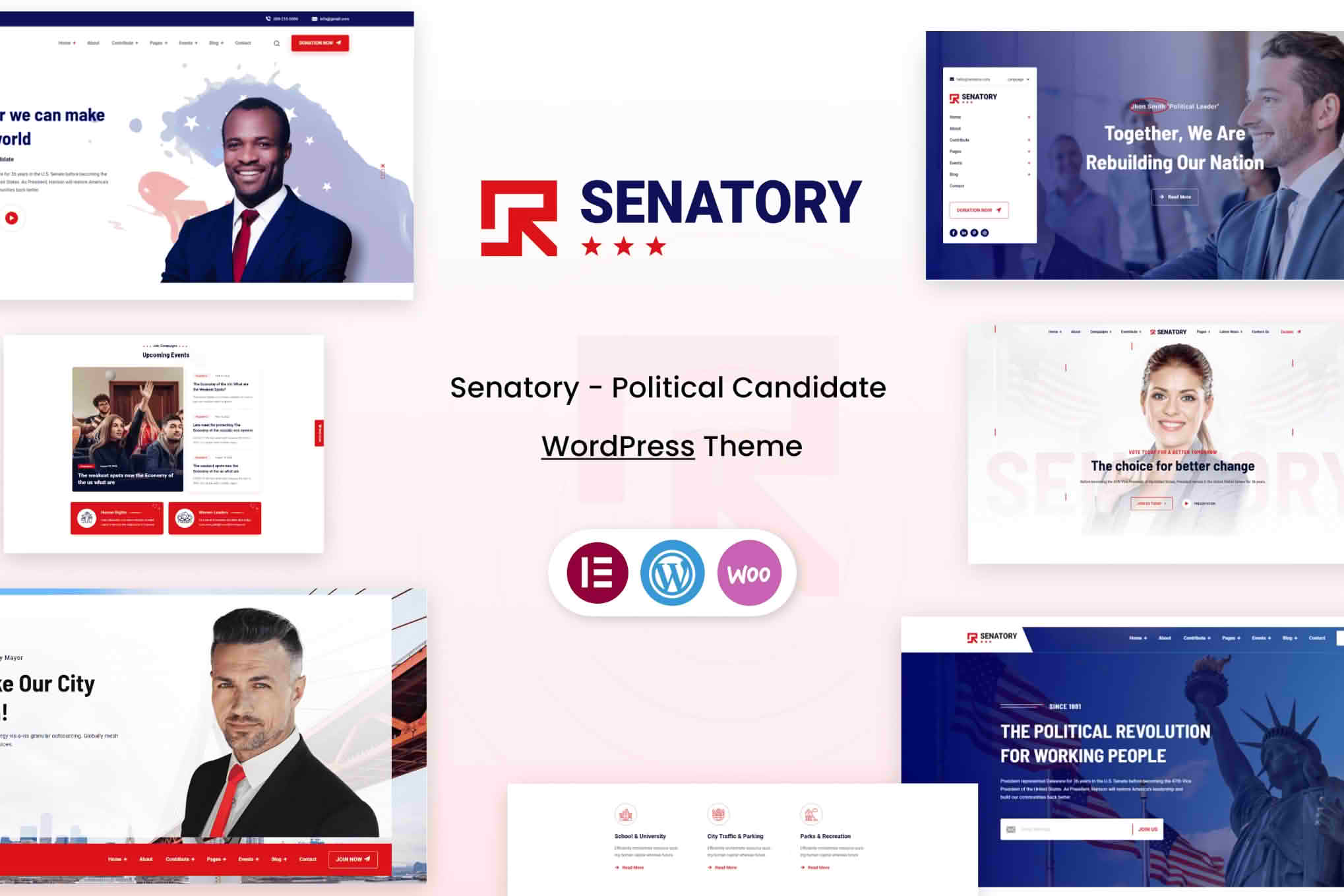 Download Senatory - Political Candidate WordPress Theme GPL WordPress Plugin