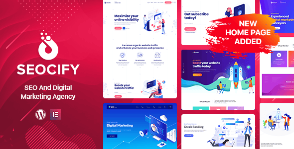 Download Seocify - SEO Digital Marketing Agency WordPress Theme GPL WordPress Plugin
