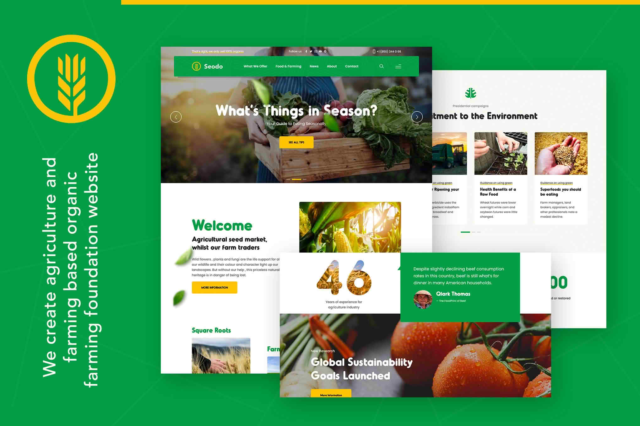 Download Seodo | Agriculture Farming Foundation WordPress Theme GPL WordPress Plugin