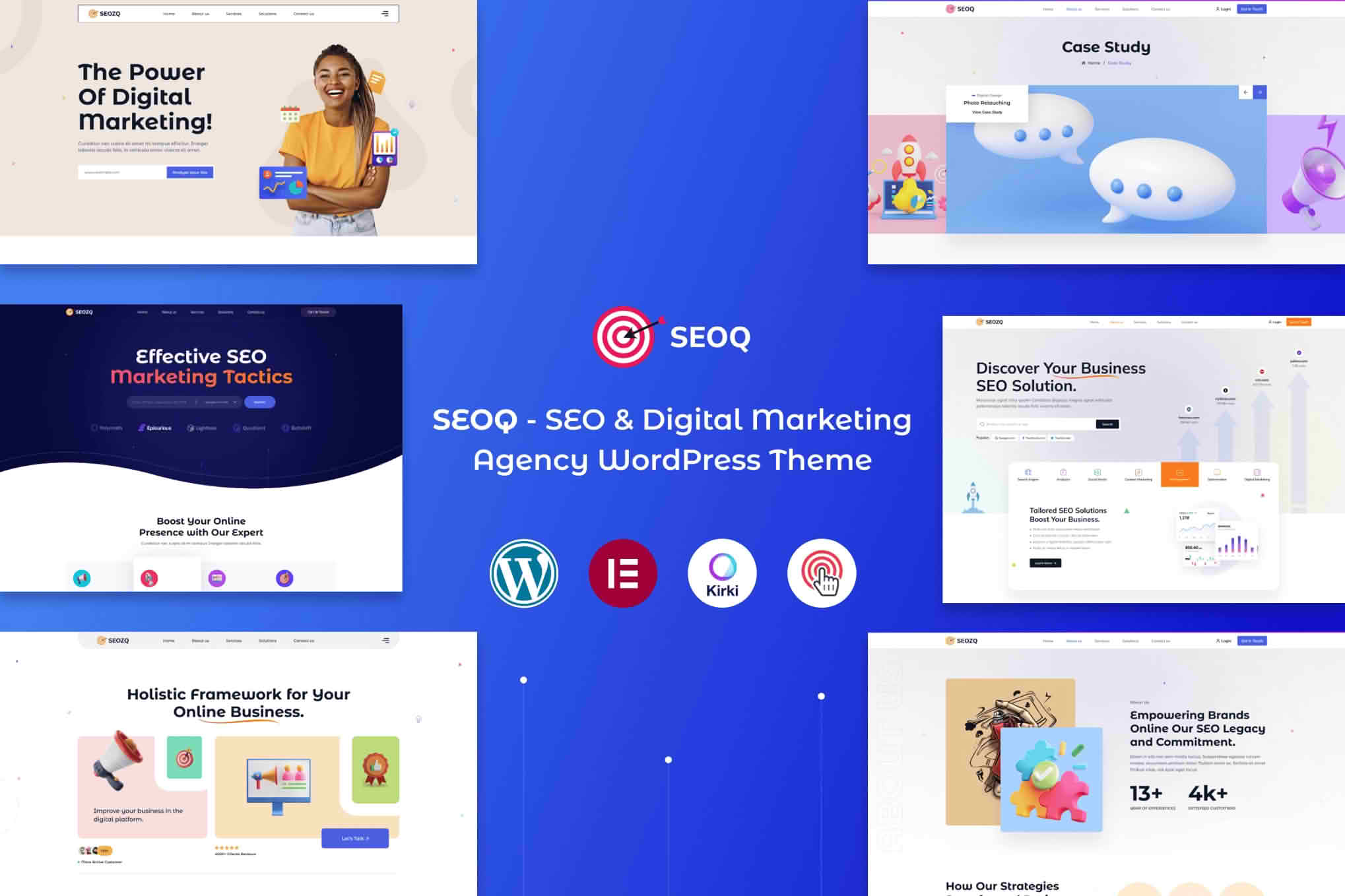 Download SEOQ – SEO & Digital Marketing Agency WordPress Theme GPL WordPress Plugin