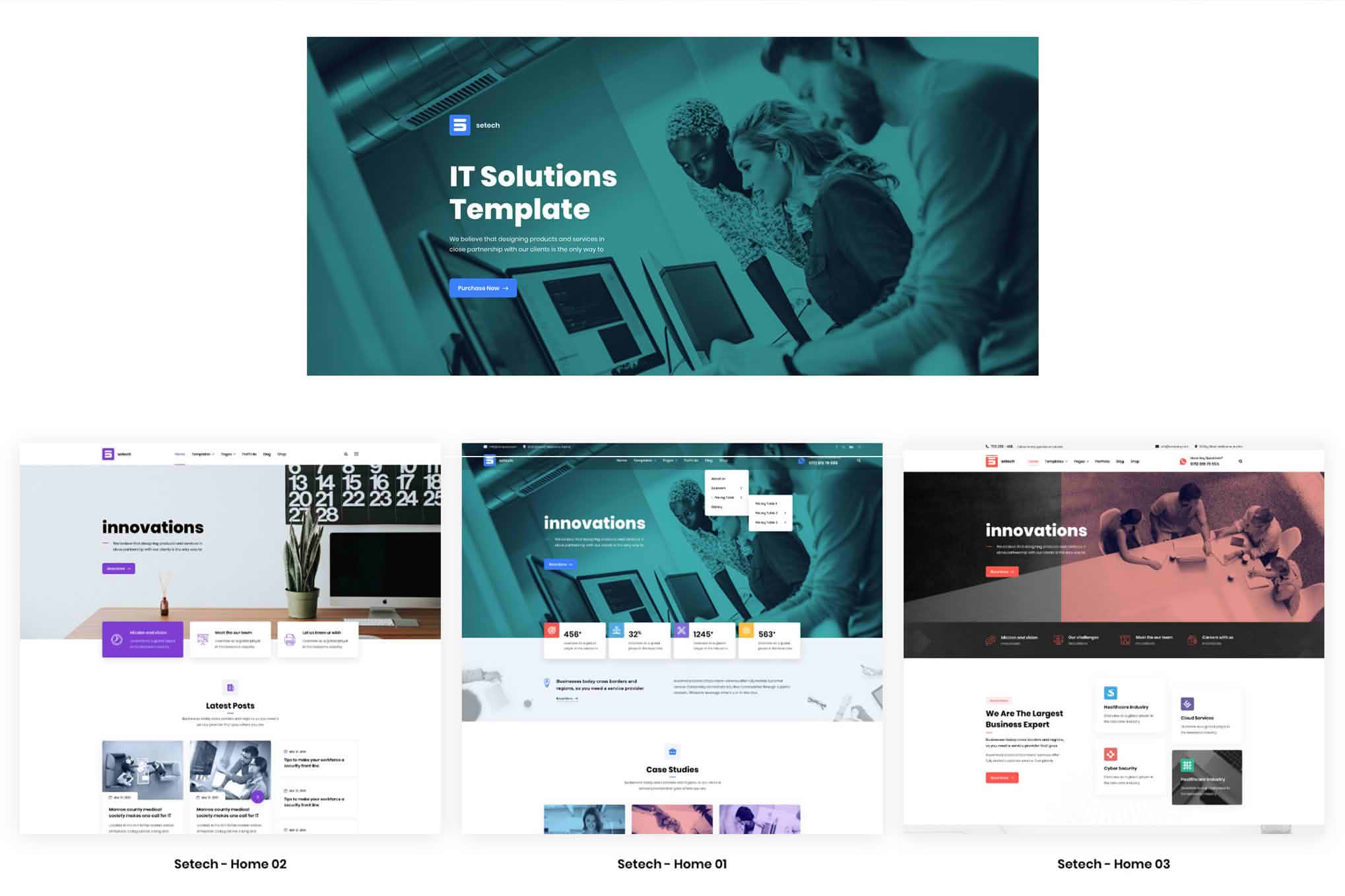 Download Setech - IT Services and Solutions WordPress Theme GPL WordPress Plugin