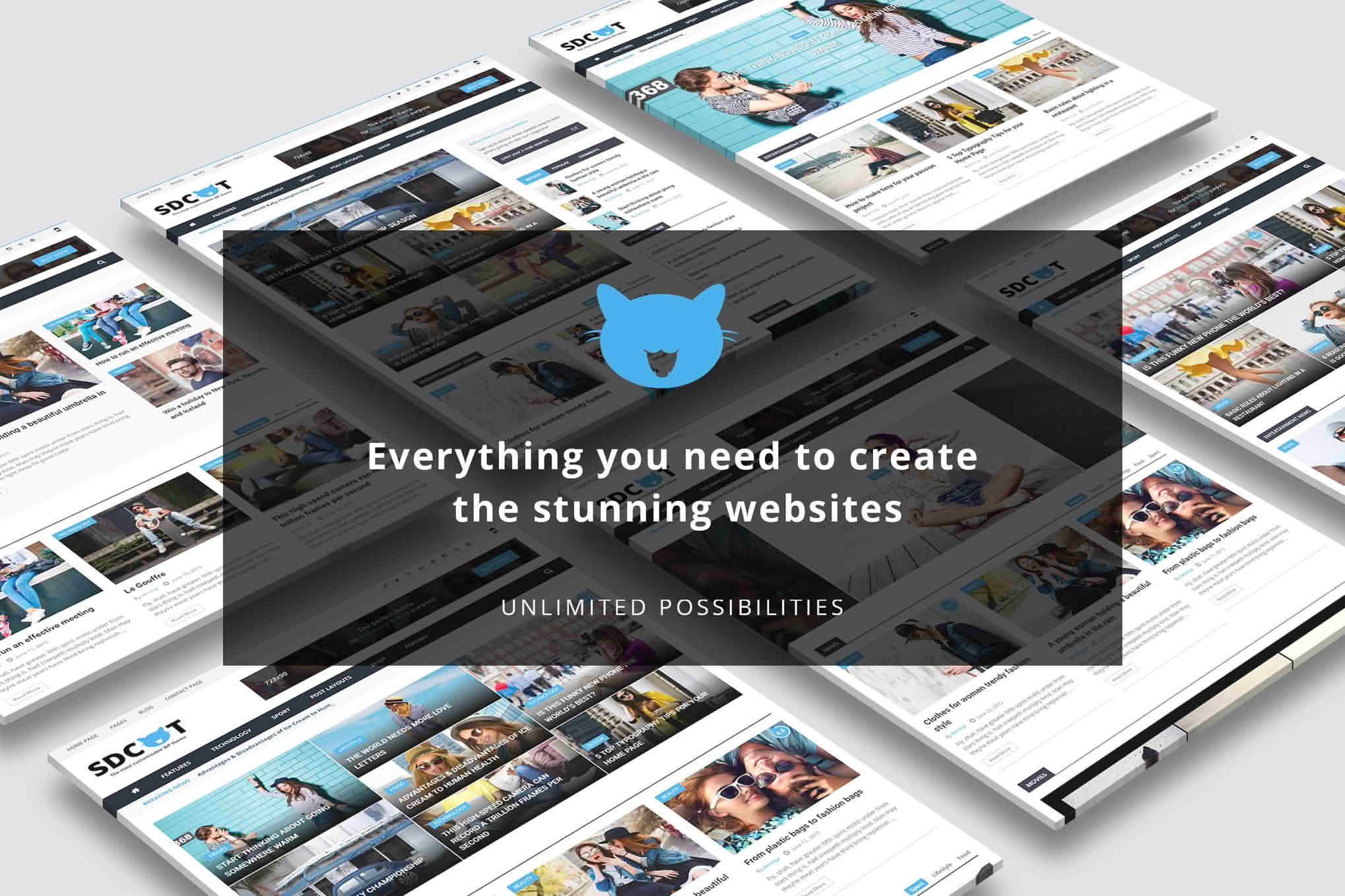 Download Shadowcat - A News and Magazine WordPress Theme GPL WordPress Plugin