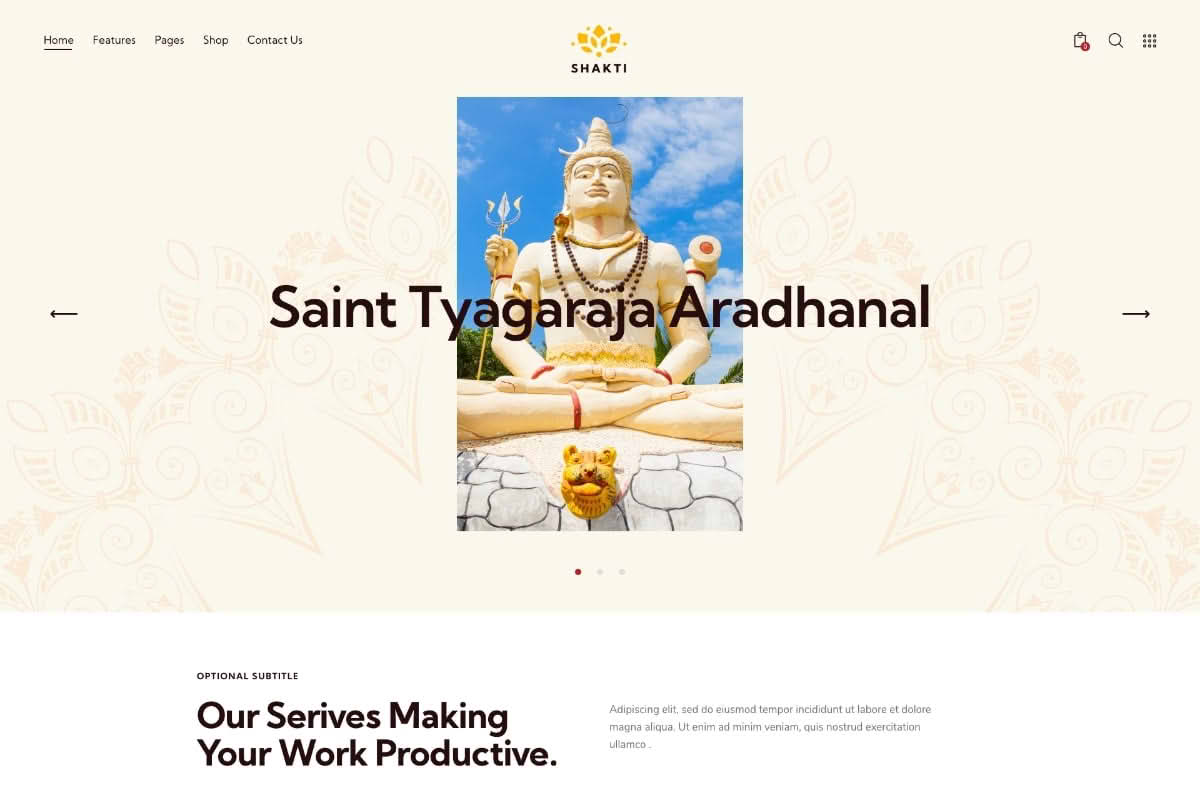 Download Shakti - Church & Religion Nonprofit Krishna WordPress Theme GPL WordPress Plugin