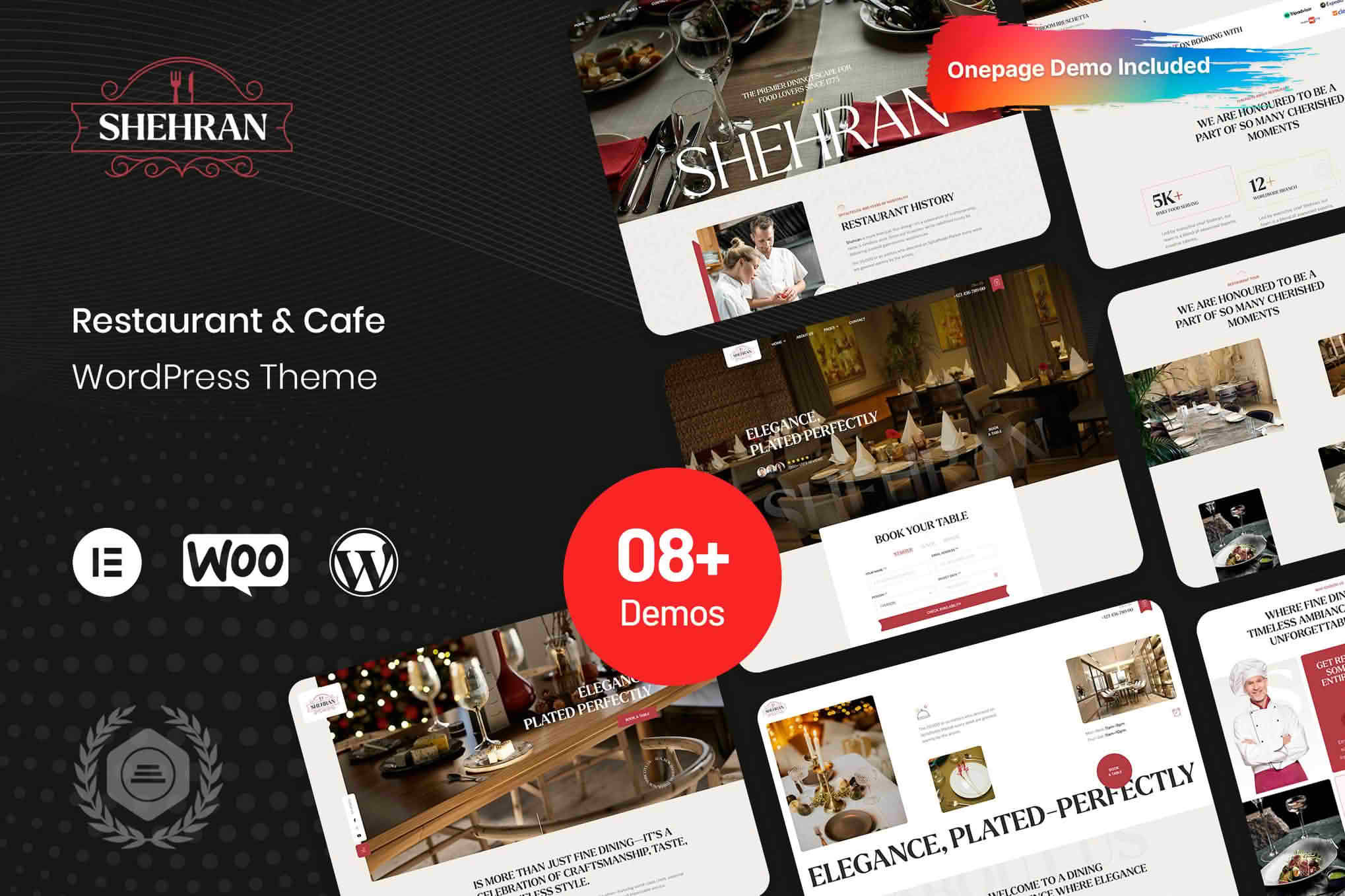 Shehran - Restaurant WordPress Theme
