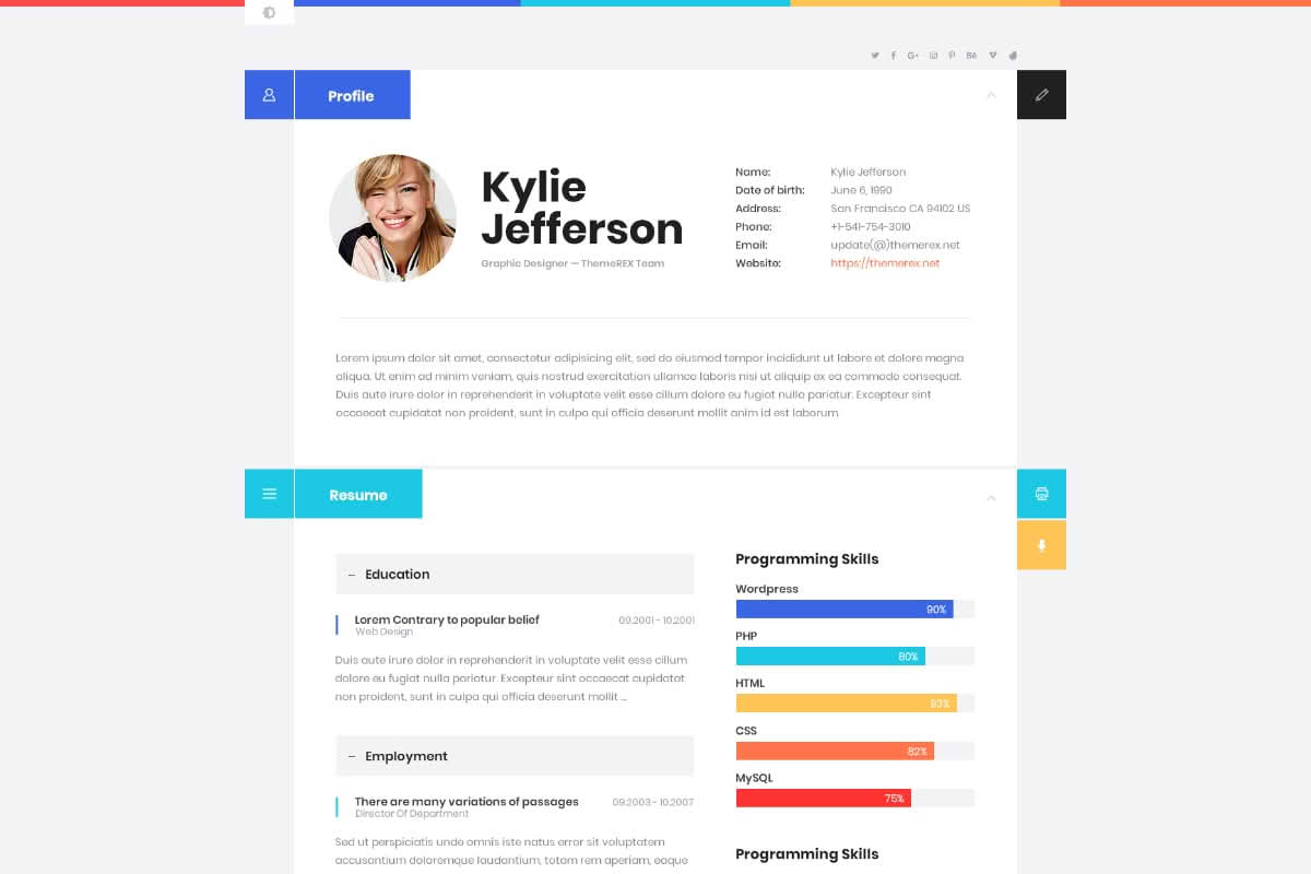Download ShiftCV - Blog  Resume  Portfolio  WordPress GPL WordPress Plugin