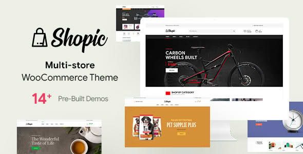 Download Shopic Multistore Theme GPL WordPress Plugin