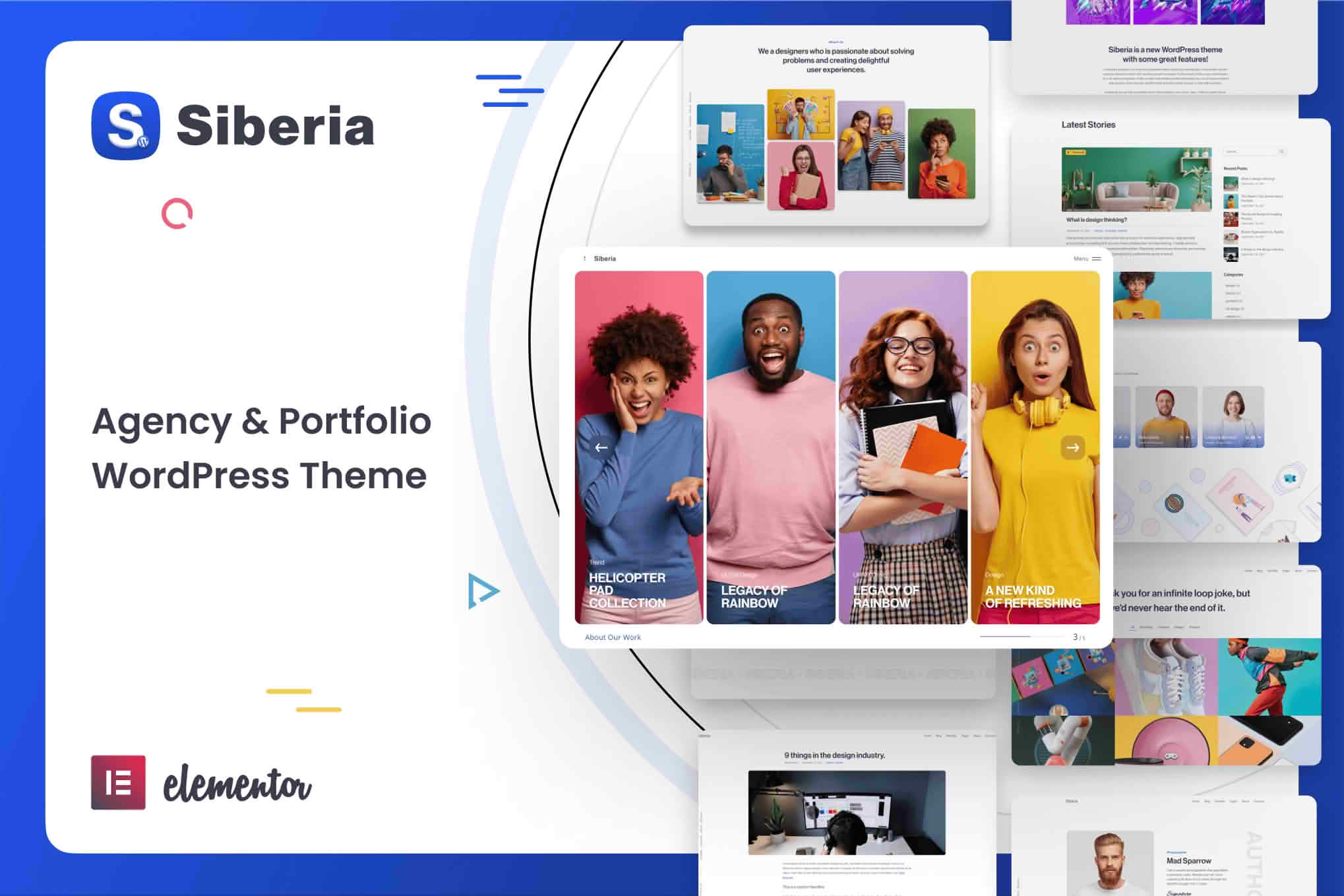 Download Siberia - Portfolio WordPress Theme GPL WordPress Plugin