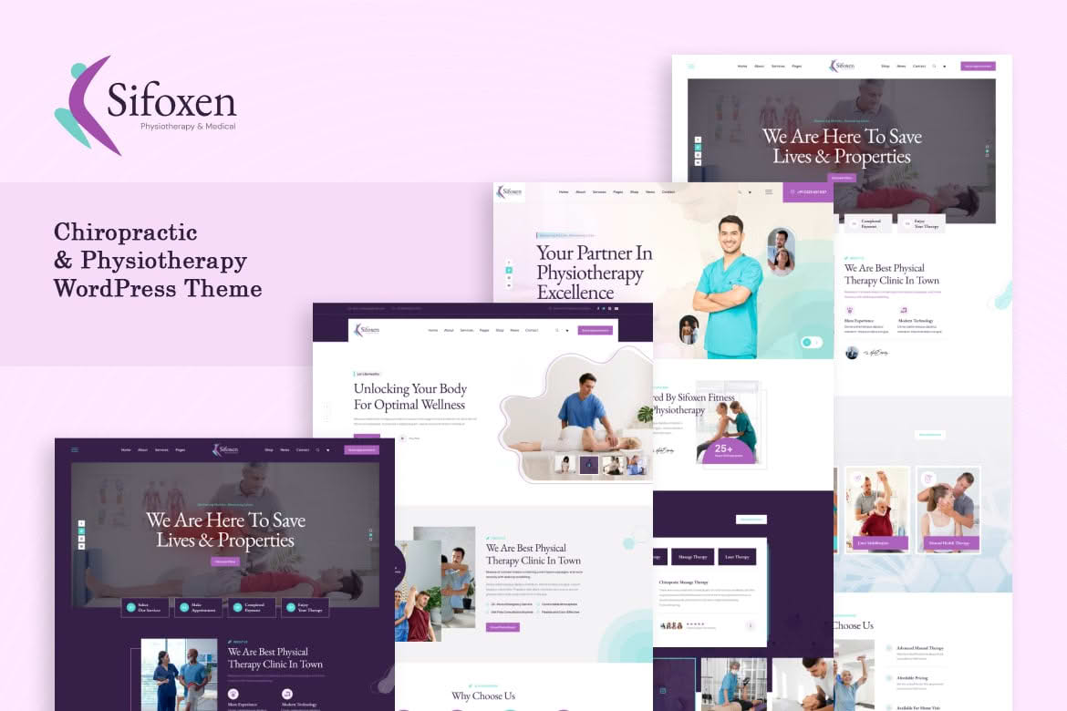 Download Sifoxen - Chiropractic & Physiotherapy WordPress Theme GPL WordPress Plugin