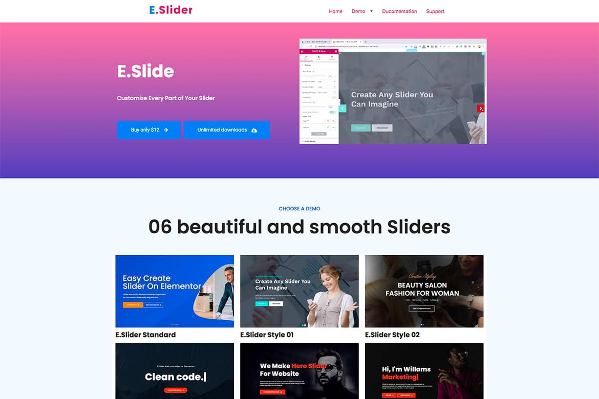Download Elementor Slider Addons - Widget