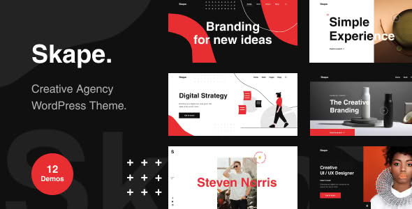 Download Skape - Creative & Modern Agency WordPress Theme GPL WordPress Plugin