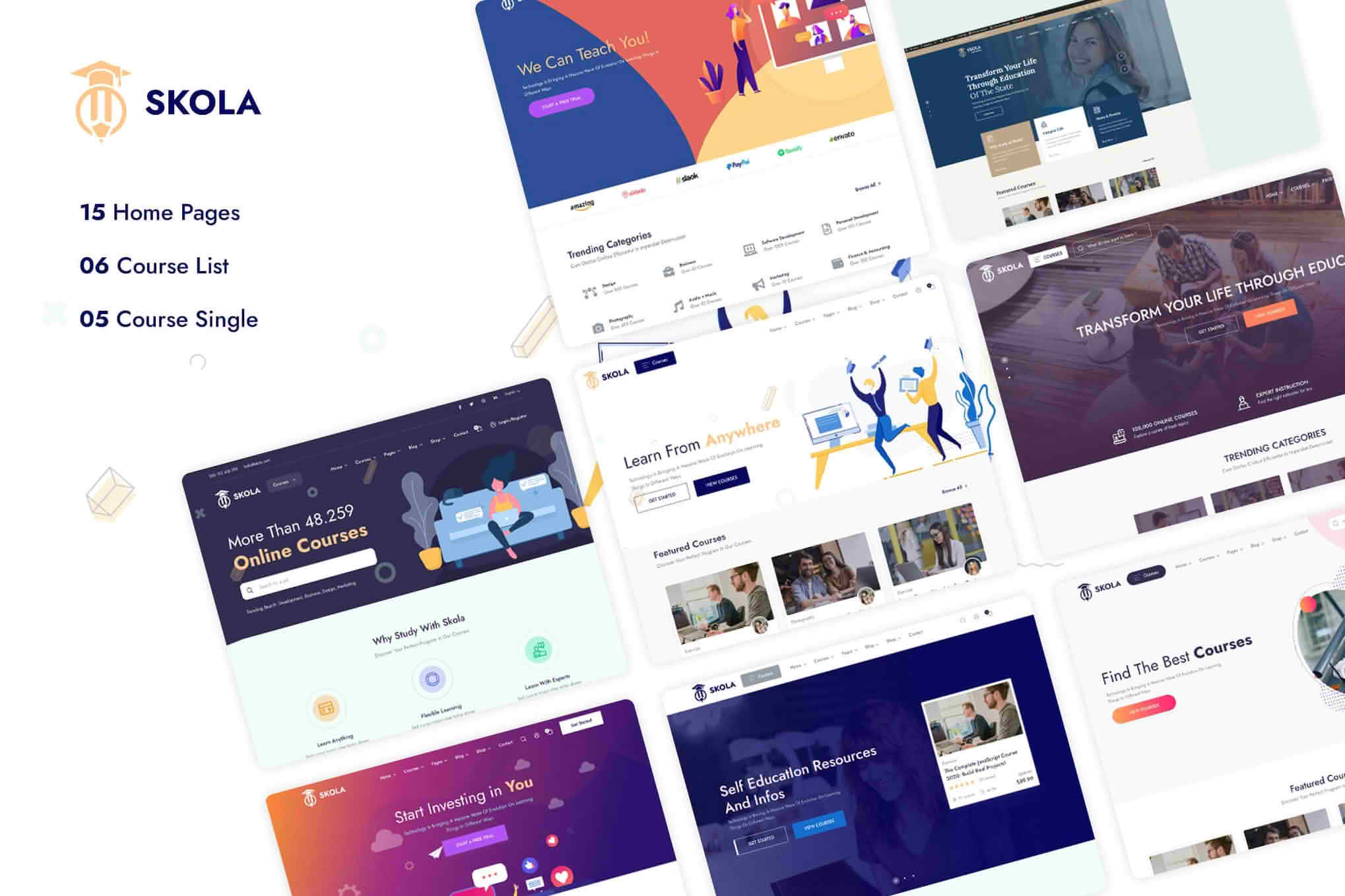 Download Skola - LMS Online Courses WordPress Theme GPL WordPress Plugin