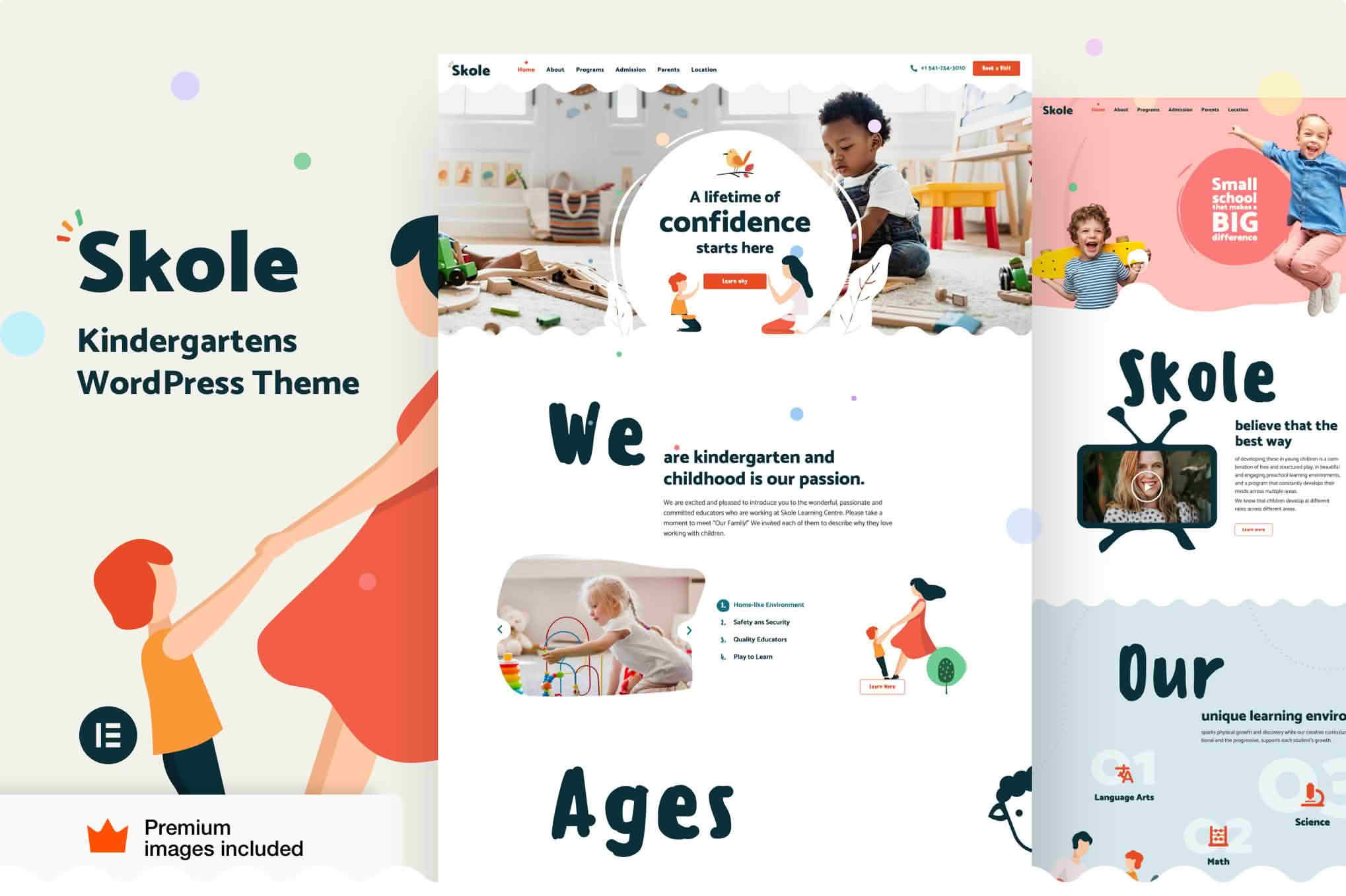 Download Skole - School Kindergarten WordPress Elementor GPL WordPress Plugin