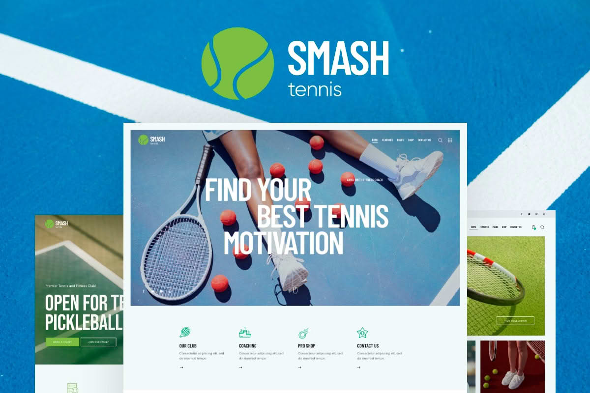 Download Smash - Tennis WordPress Theme GPL WordPress Plugin