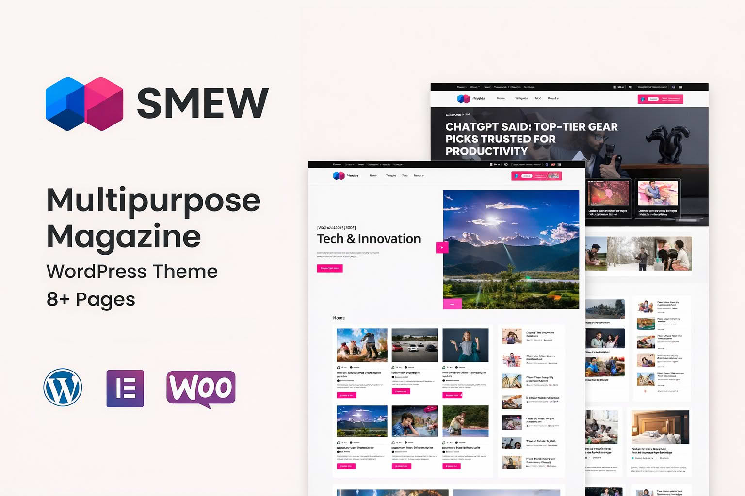 Smew - Multipurpose Magazine Wordpress Theme