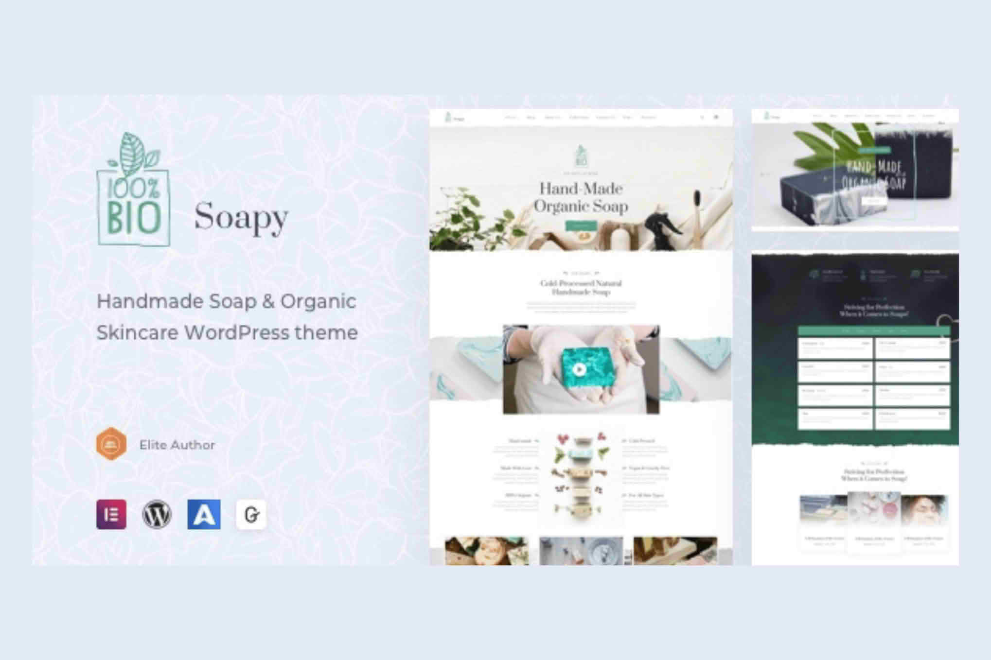 Download Soapy - Handmade & Organic Skincare WordPress GPL WordPress Plugin