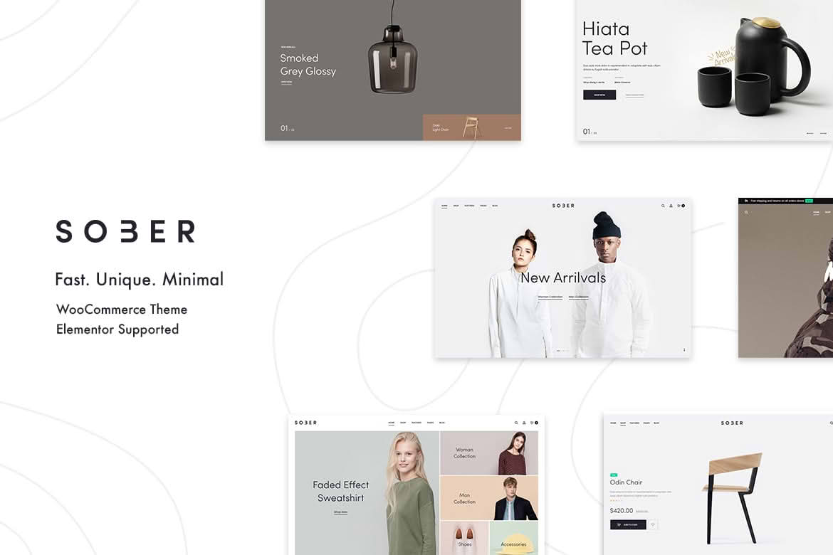 Download Sober - WooCommerce WordPress Theme GPL WordPress Plugin