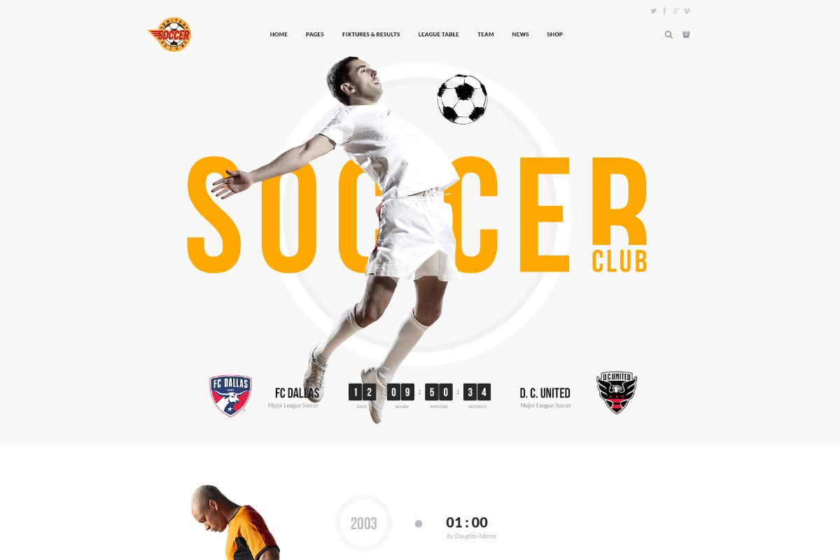 Download Soccer Club - Football Team WordPress Theme GPL WordPress Plugin
