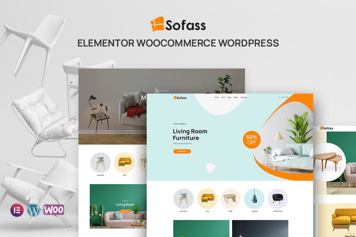 Download Sofass - Elementor WooCommerce WordPress Theme GPL WordPress Plugin