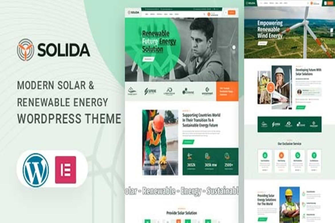 Download Solida - Solar & Renewable Energy WordPress Theme GPL WordPress Plugin