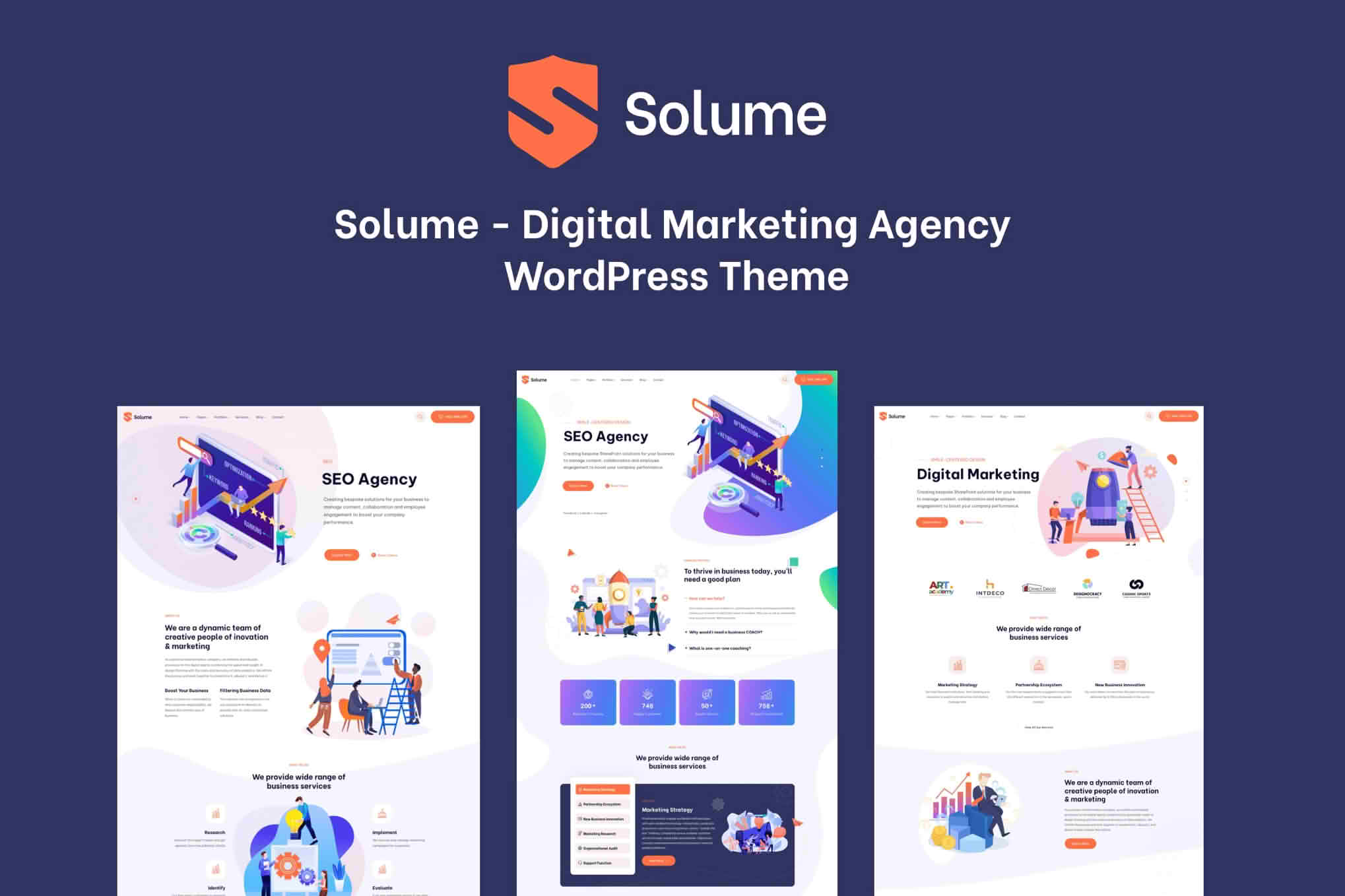 Download Solume - Digital Marketing WordPress Theme GPL WordPress Plugin