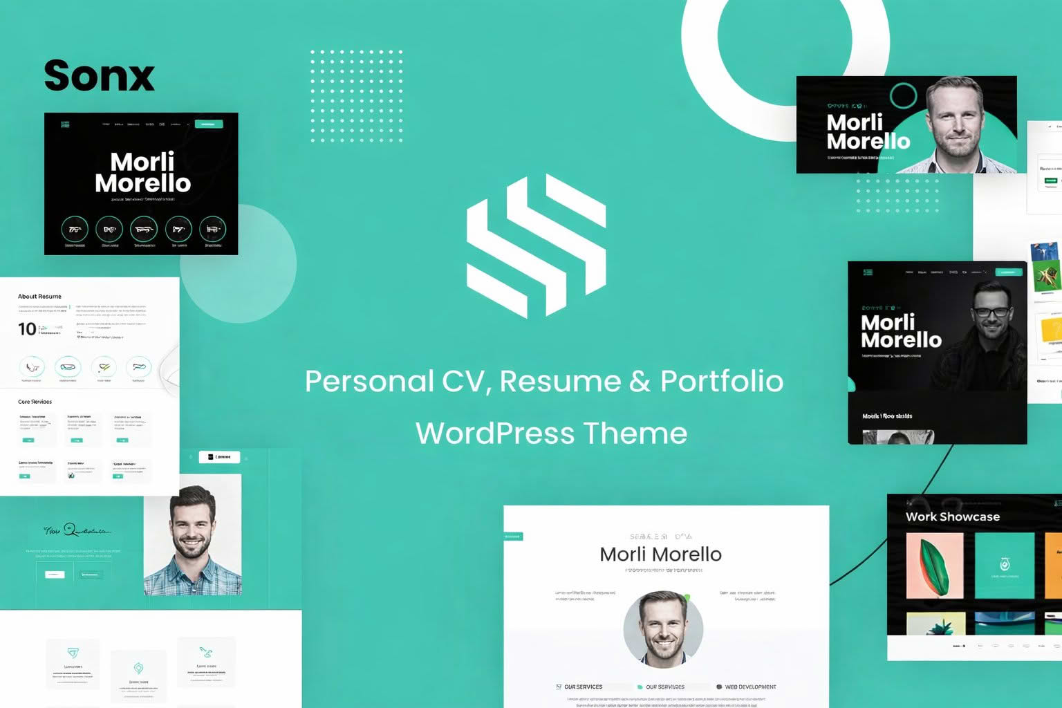 Sonx - Personal Resume and Portfolio WordPress Theme​
