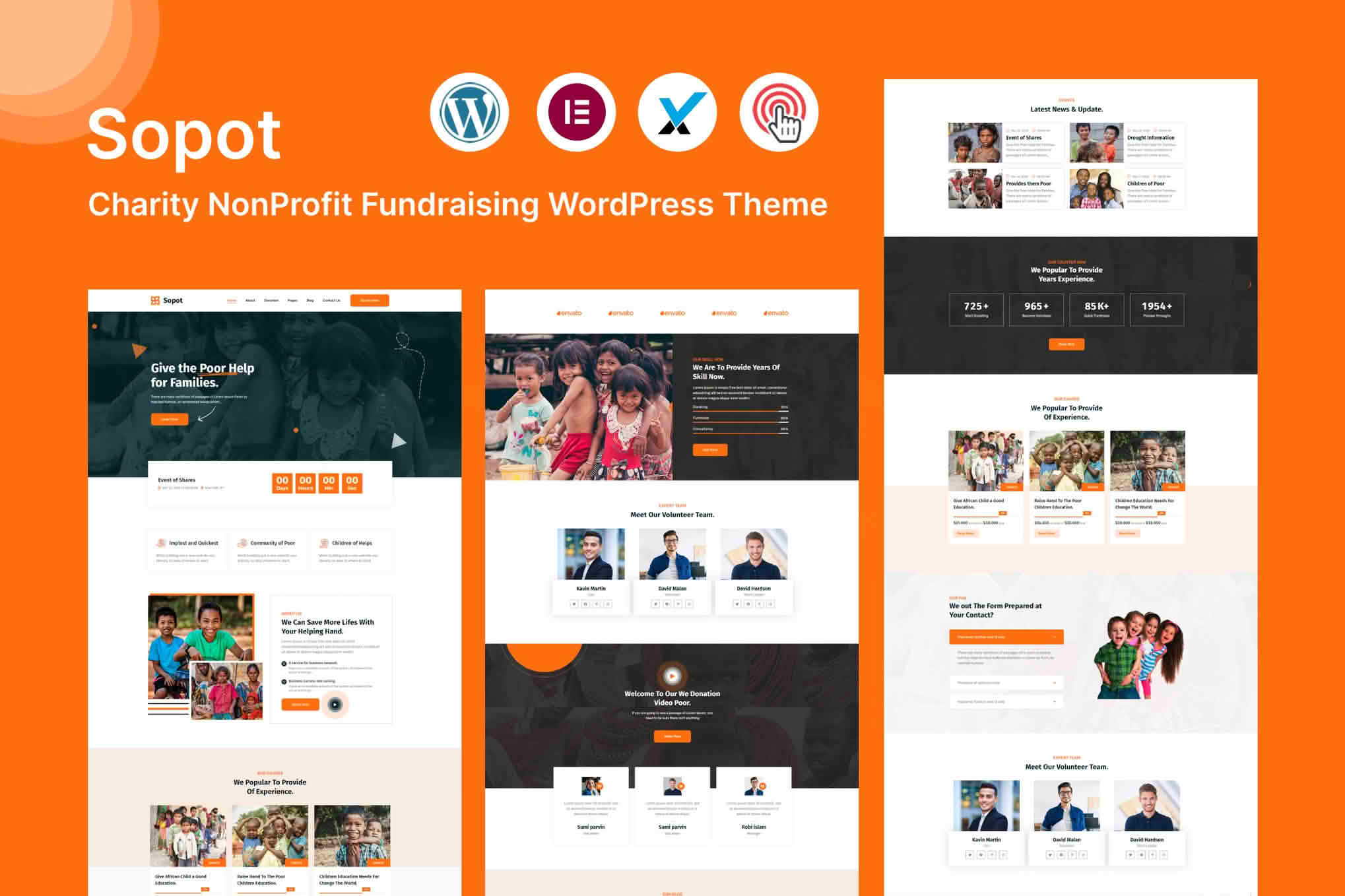 Download Sopot - Charity NonProfit Fundraising WordPress Theme GPL WordPress Plugin