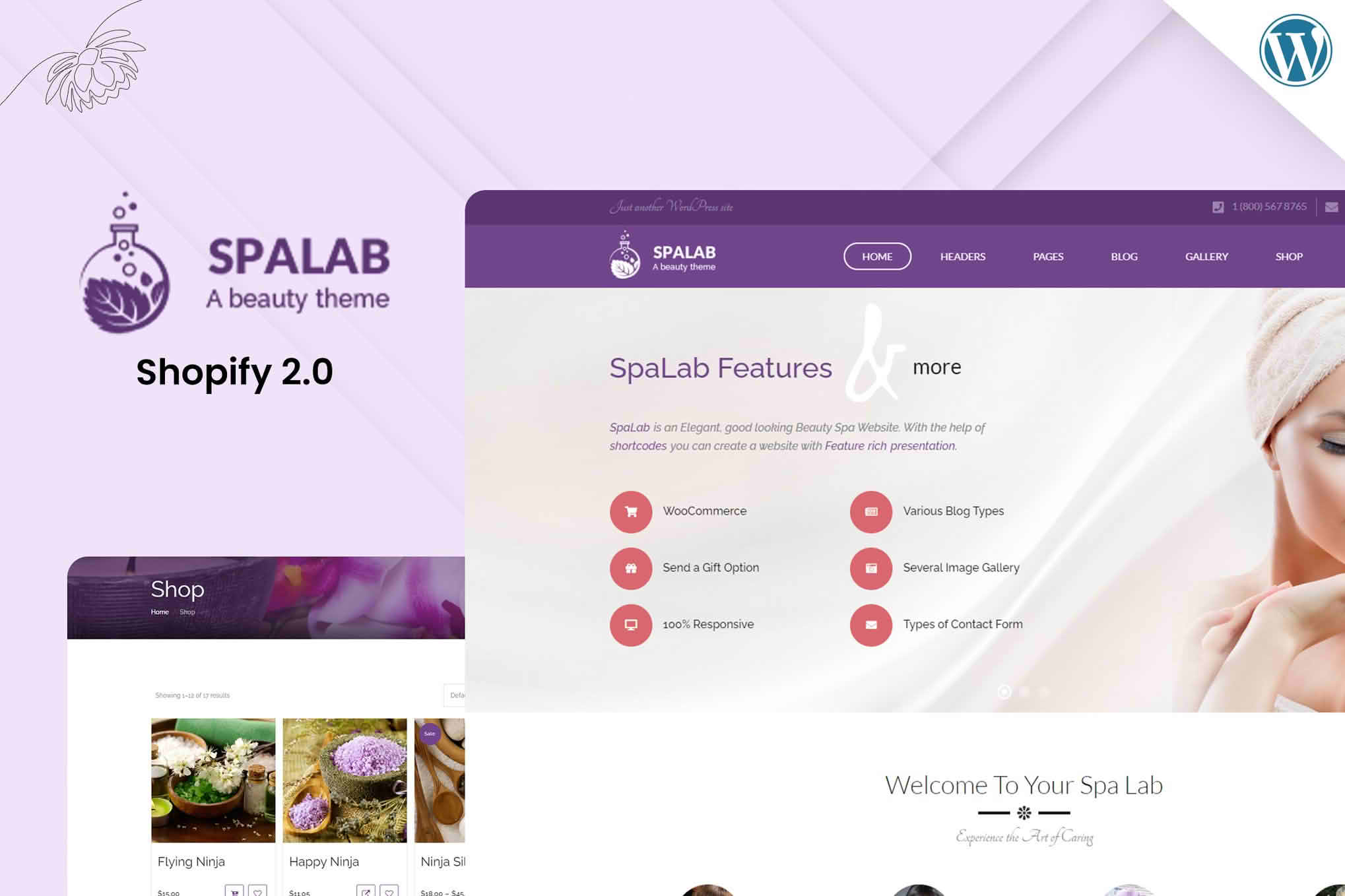 SpaLab | Beauty Salon WordPress Theme