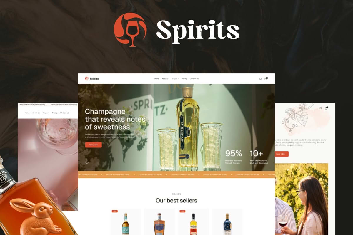 Download Spirits - Liquor Shop & Wine Store WordPress Theme GPL WordPress Plugin