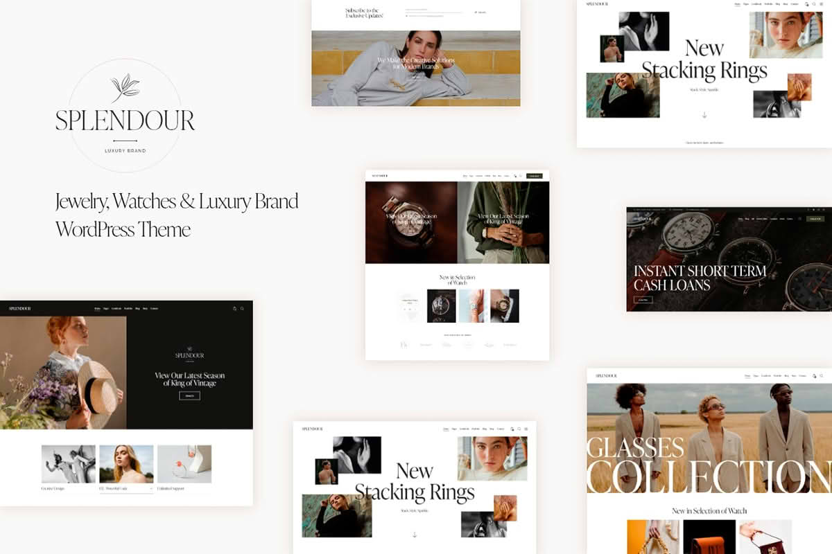 Download Splendour - Jewelry & Watches WordPress Theme GPL WordPress Plugin