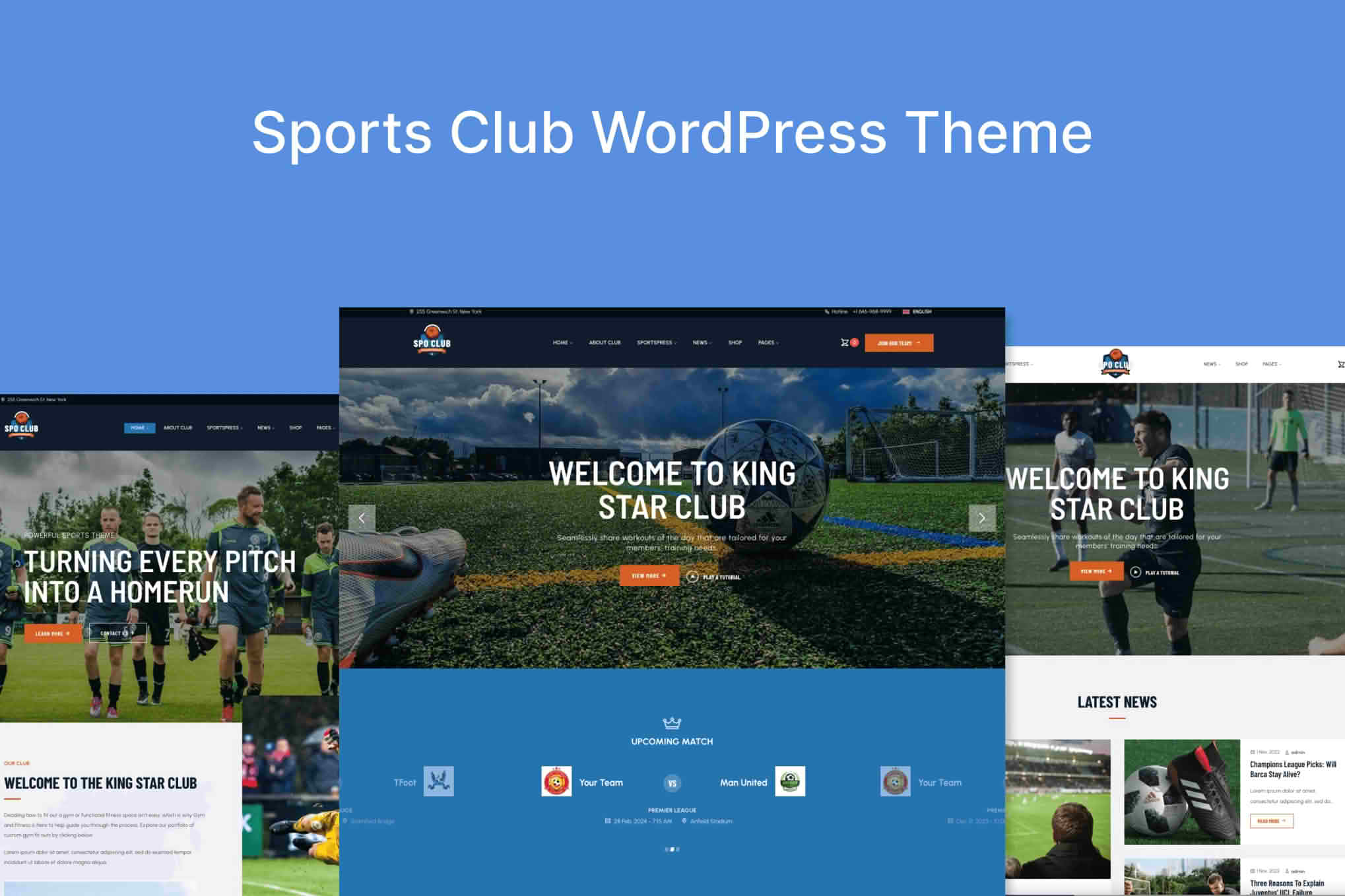 Download SpoClub - Sports Club WordPress Theme GPL WordPress Plugin