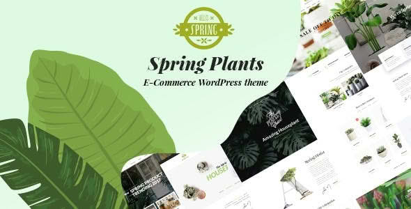 Download Spring Plants - Gardening & Houseplants WordPress Theme GPL WordPress Plugin