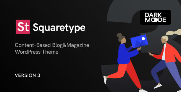Download Squaretype - Modern Blog WordPress Theme GPL WordPress Plugin