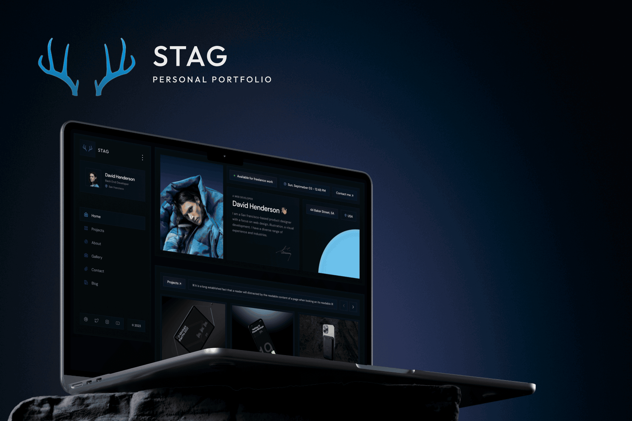 Download STAG - Personal Portfolio WordPress Theme GPL WordPress Plugin