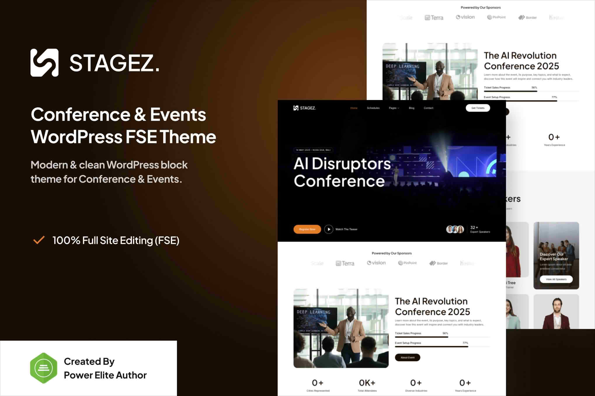 Download Stagez – Conference and Event FSE WordPress Theme GPL WordPress Plugin