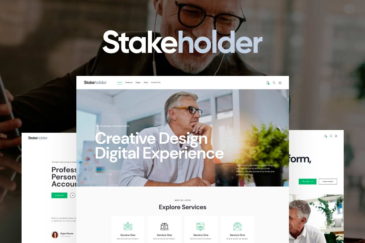 Download Stakeholder - Business WordPress Theme GPL WordPress Plugin