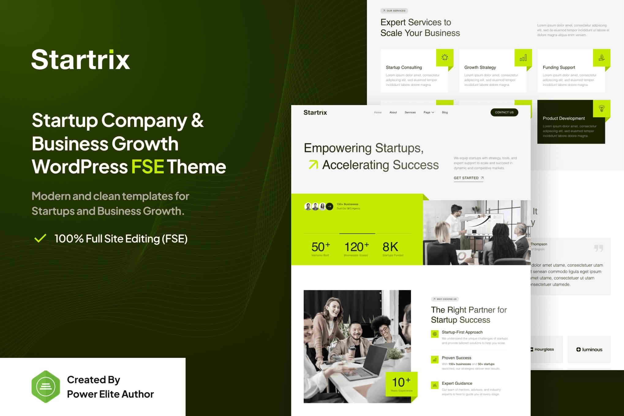 Startrix - Startup Company & Business Growth Gutenverse FSE WordPress Block Theme