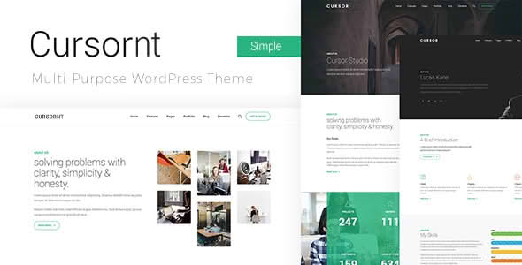 Download Startup Business Theme - Cursornt GPL WordPress Plugin