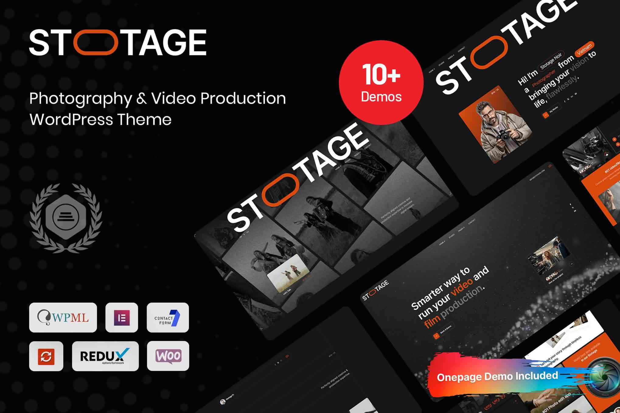 Download Stotage - Photography & Video Production WP Theme GPL WordPress Plugin