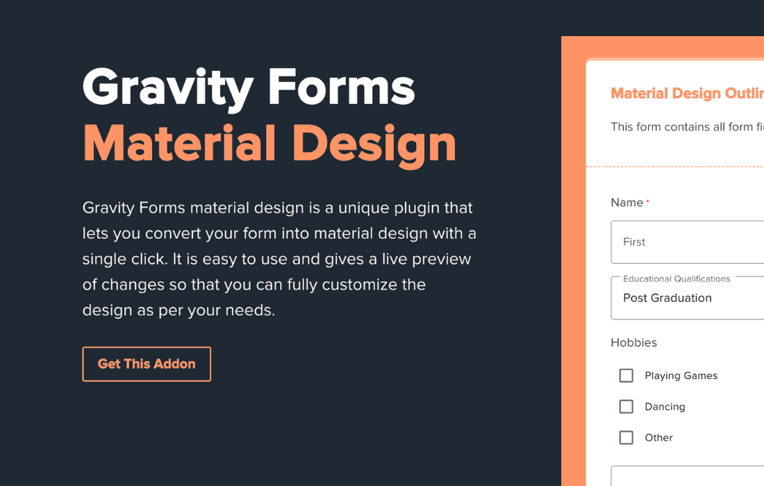 Download Material Design For Gravity Forms