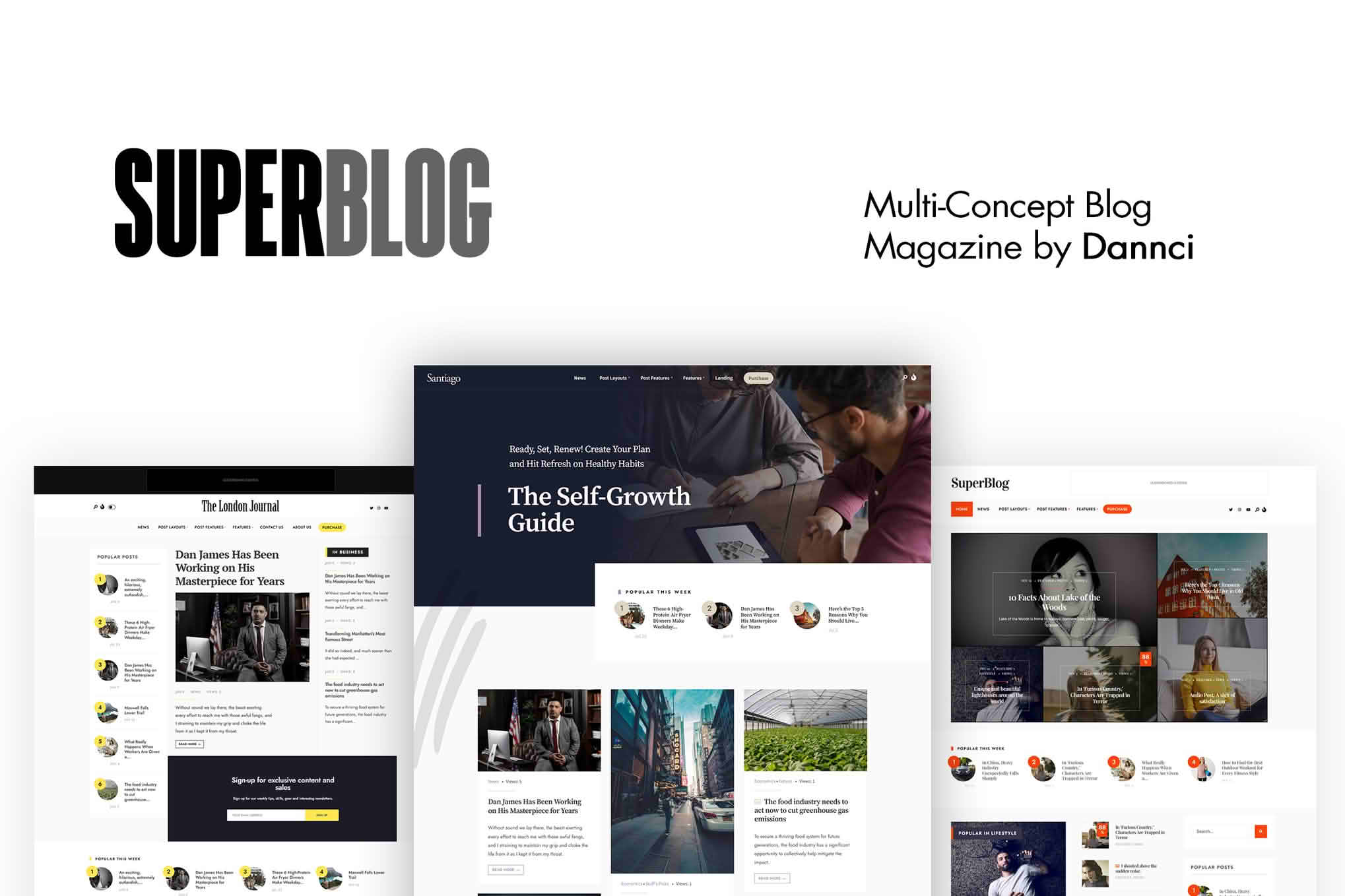Download SuperBlog - Powerful Blog & Magazine WordPress Theme GPL WordPress Plugin