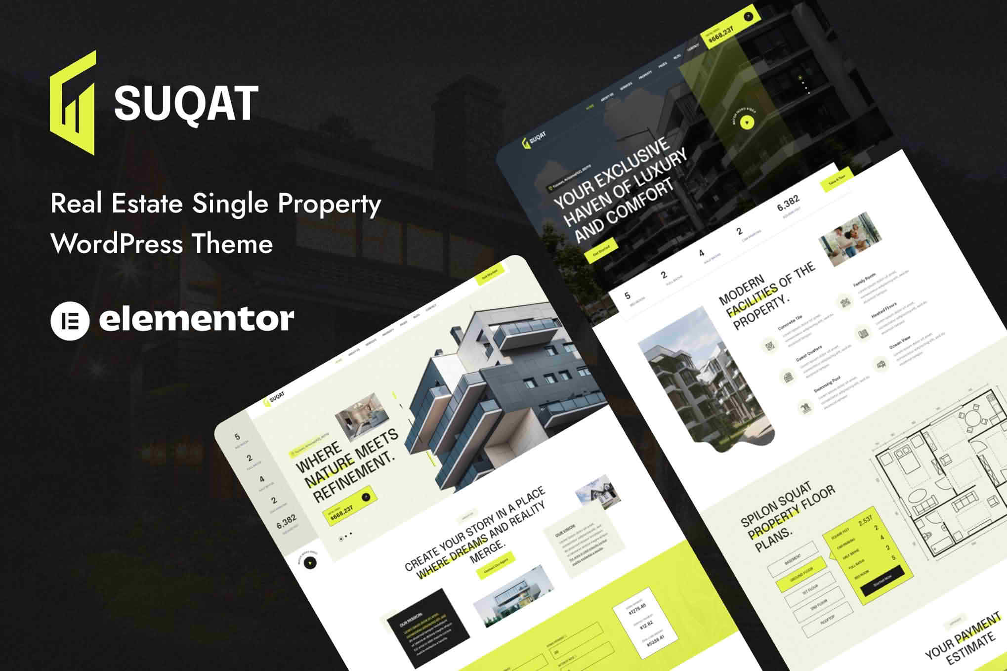 Download Suqat - Single Property WordPress Theme GPL WordPress Plugin