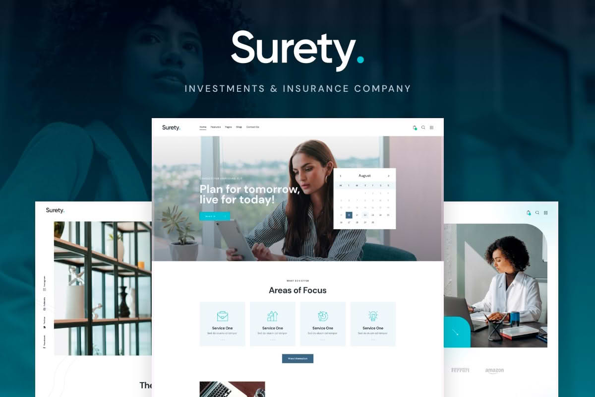 Download Surety - Finance Insurance Accountant WordPress Theme GPL WordPress Plugin