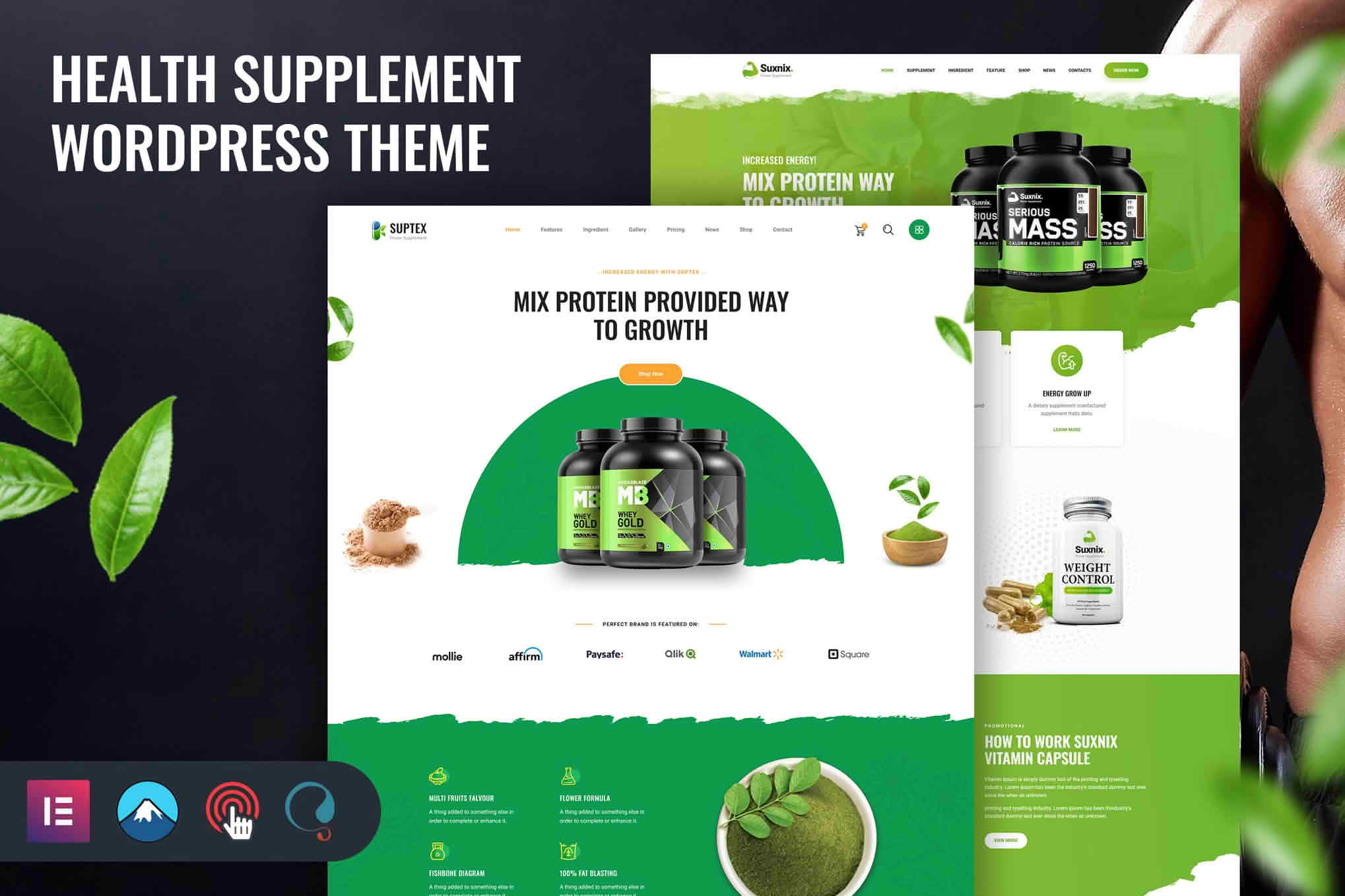 Download Suxnix - Health Supplement WordPress Theme GPL WordPress Plugin