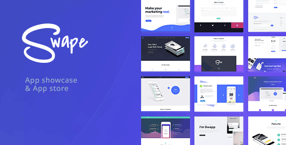 Download Swape - App Showcase & App Store WordPress Theme GPL WordPress Plugin